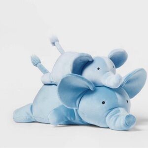 Target Pillowfort weighted sensory plush elephant mommy and baby NWT!